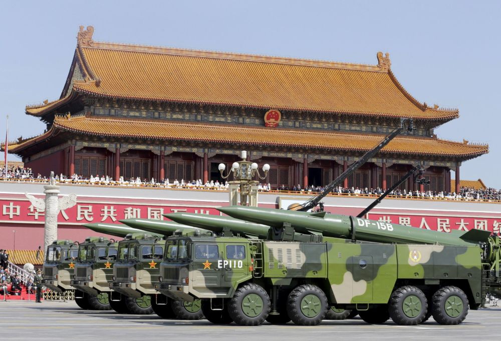 حضور تجهیزات نظامی در رژه نظامی به مناسبت 70 سالگی پیروزی  جنگ جهانی دوم در پکن
