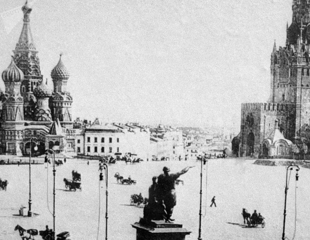 میدان سرخ در مسکو ۱۸۹۶